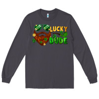 Smoke lucky dude saint patricks bearded man Long Sleeve Tee - FaDigitalArtStudio