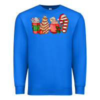 True Royal christmas tree cake and coffee cups ado Premium Sweatshirt - AdoDesignShop