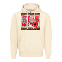 Sandshell valentine's day kiss me Zipper Hoodie - BarkalooDesign