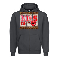 Smoke valentine's day kiss me Zipper Hoodie - BarkalooDesign