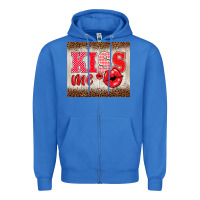 True Royal valentine's day kiss me Zipper Hoodie - BarkalooDesign