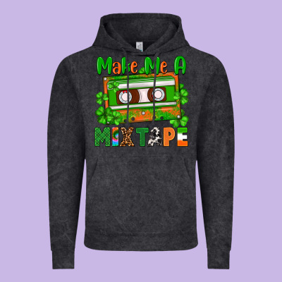 St. Patrick's Day Make Me A Mixtape Vintage Hoodie Designed By Fadigitalartstudio