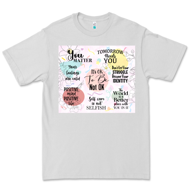 It's Ok To Be Not Ok Premium Tee by TumblerDesignByShophia | Teevron