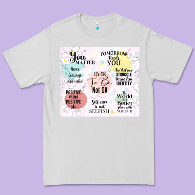 It's Ok To Be Not Ok Premium Tee Designed By Tumblerdesignbyshophia