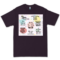 Plum it's ok to be not ok Premium Tee - TumblerDesignByShophia