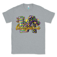 Louisiana Leopard Mardi Gras 12 Inches 300 Dpi Classic Tee | Teevron