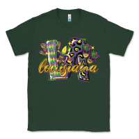 Sports Green louisiana leopard mardi gras 12 inches 300 dpi Classic Tee - CowGirlArtShop