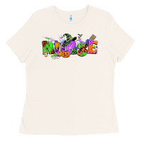 Bone halloween nurse Ladies Tee - CowGirlArtShop
