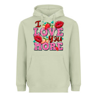 Matcha i love you more with lips and strawberry Heavyweight Hoodie - AdoDesignShop