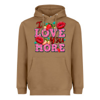 Toasted Coconut i love you more with lips and strawberry Heavyweight Hoodie - AdoDesignShop