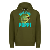 Army Green reel cool poppi Premium Hoodie - Jasminsmagicworld
