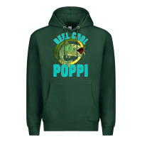 Sports Green reel cool poppi Premium Hoodie - Jasminsmagicworld