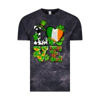 Cloud Black Love St. Patrick's Vintage Tee - OliviaCreatesArt
