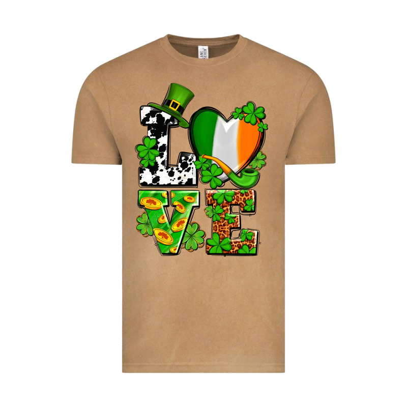 Love St. Patrick's Vintage Tee by OliviaCreatesArt | Teevron