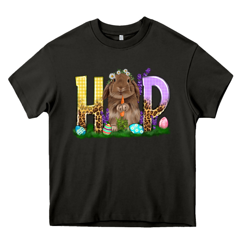 Hop Rabbit Heavy Core Tee by NancyCooperArtShop | Teevron