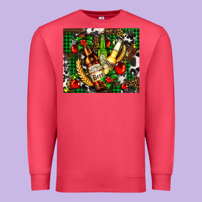 Beer Set For Christmas Premium Sweatshirt Designed By Adodesignshop