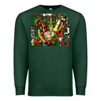 Sports Green beer set for Christmas Premium Sweatshirt - AdoDesignShop