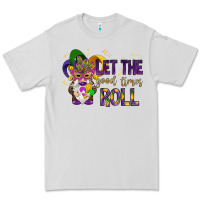 Dove Grey Let the good times roll with gnome Premium Tee - HowdyJamesFarm