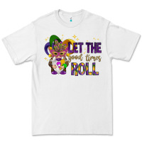 White Let the good times roll with gnome Premium Tee - HowdyJamesFarm