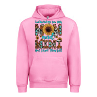Fuchsia Pink god gifted me two titles mom and mimi  and i rock them both Urban Hoodie - JahusDesignShop