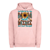 Pigment Salmon god gifted me two titles mom and mimi  and i rock them both Urban Hoodie - JahusDesignShop