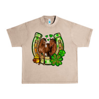 French Oak St. Patrick's Day horse horseshoe Urban Heavy Tee - OliviaCreatesArt