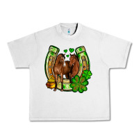 Lunar Rock St. Patrick's Day horse horseshoe Urban Heavy Tee - OliviaCreatesArt