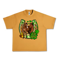 Peanut Butter St. Patrick's Day horse horseshoe Urban Heavy Tee - OliviaCreatesArt