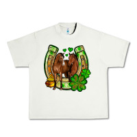 Pistachio St. Patrick's Day horse horseshoe Urban Heavy Tee - OliviaCreatesArt
