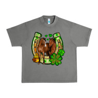 Tornado St. Patrick's Day horse horseshoe Urban Heavy Tee - OliviaCreatesArt
