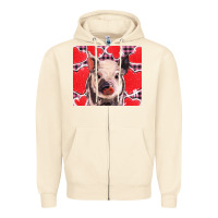 Sandshell valentine's day glitter hearts pig Zipper Hoodie - BarkalooDesign