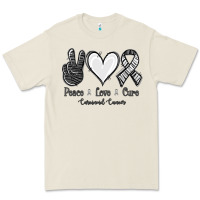 Bone Peace Love Cure Carcinoid Cancer Premium Tee - Jasminsmagicworld