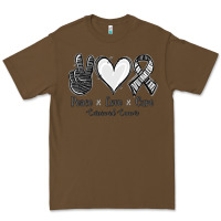 Cacao Peace Love Cure Carcinoid Cancer Premium Tee - Jasminsmagicworld