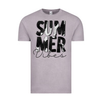 Vintage Zinc Summer Vibes Black White Cowhide Vintage Tee - CowCowDesign