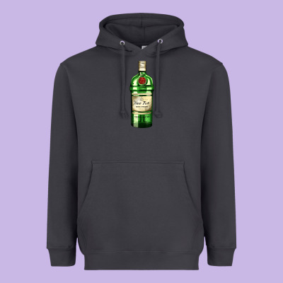 Have Fun Gin Bottle Heavyweight Hoodie Designed By Adodesignshop