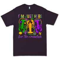 Plum I'm just here for the Crawfish Premium Tee - HowdyJamesFarm