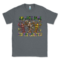 Charcoal Heather im just here for the crawfish Classic Tee - CowGirlArtShop