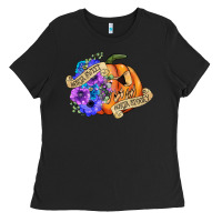 Black sorta sweet sorta spooky Ladies Tee - CowGirlArtShop