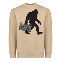 Mushroom bigfoot beatbox boom box retro   bigfoot boom box Heavyweight Sweatshirt - DesigneFamous