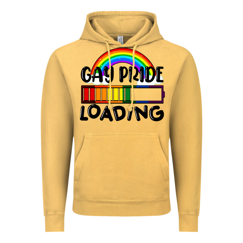 Gay Pride Loading Vintage Hoodie by FaDigitalArtStudio | Teevron
