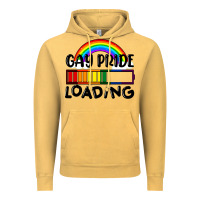 Vintage Mustard Gay pride loading Vintage Hoodie - FaDigitalArtStudio