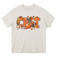 Cream Fall CPHT Pharmacy Technician Heavy Core Tee - texasbilliewilder