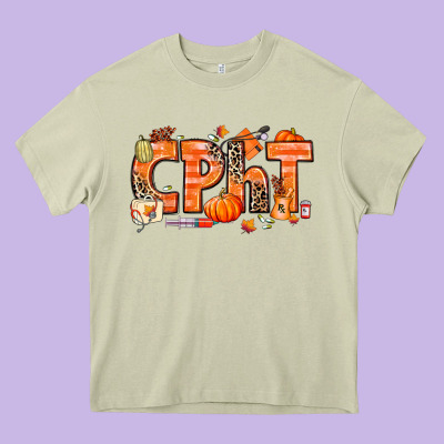 Fall Cpht Pharmacy Technician Heavy Core Tee Designed By Texasbilliewilder