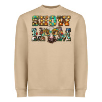 Mushroom show mom brown calf eye glasses Heavyweight Sweatshirt - BarkalooDesign