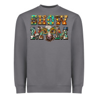 Storm show mom brown calf eye glasses Heavyweight Sweatshirt - BarkalooDesign