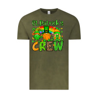 Vintage Olive St. Patrick's Day crew Vintage Tee - OliviaCreatesArt