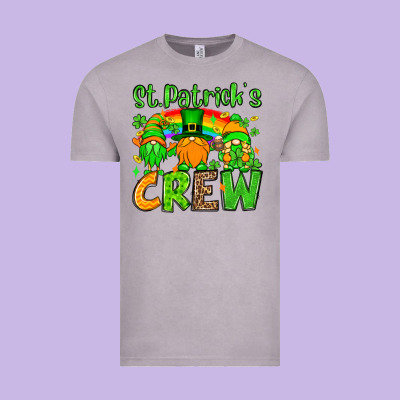 St. Patrick's Day Crew Vintage Tee Designed By Oliviacreatesart