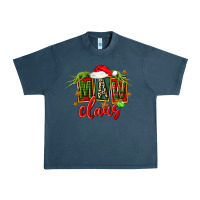 Midnight Navy christmas maw claus Urban Heavy Tee - FaDigitalArtStudio