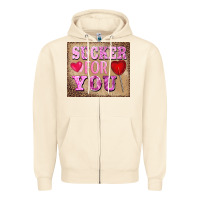 Sandshell valentine's day sucker for you Zipper Hoodie - BarkalooDesign