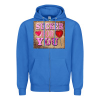 True Royal valentine's day sucker for you Zipper Hoodie - BarkalooDesign